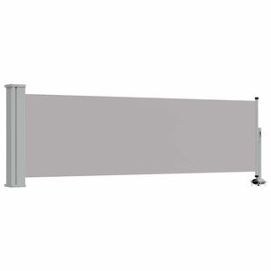 vidaXL sammenrullelig sidemarkise til terrassen 80 x 300 cm gr&aring;