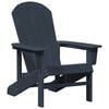 vidaXL Adirondack-stol M&oslash;rkebl&aring; 82 x 74 x 92 cm HDPE
