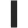 vidaXL klædeskab med skuffer 50x50x200 cm konstrueret træ sort