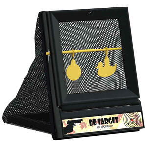 vidaXL Airsoft M&aring;l Sort 19 x 26 x 25 cm Plastik