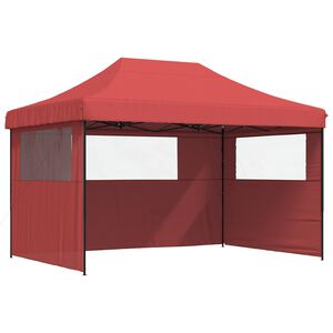 vidaXL Party Tent 279 x 410 x 315 cm Bordeaux Oxford stof