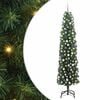 vidaXL Kunstigt juletr&aelig; med stativ Gr&oslash;n 210 cm PVC og St&aring;l og Plastik