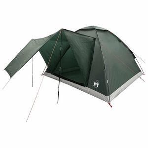 vidaXL Camping telt 4-personers Army Gr&oslash;n Polyester og St&aring;l