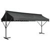 vidaXL fritst&aring;ende markise 500 x 300 cm antracitgr&aring;