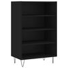 vidaXL skab 57x35x90 cm konstrueret tr&aelig; sort