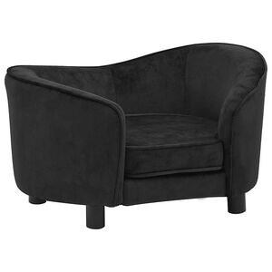 vidaXL hundesofa 69x49x40 cm plys sort