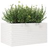vidaXL plantekasse 90x60x45,5 cm massivt fyrretr&aelig; hvid