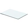 vidaXL hylde glaspanel klar 40x20 cm
