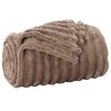 vidaXL Kastet&aelig;pper 6 pcs Camel 270 x 240 cm Fleece