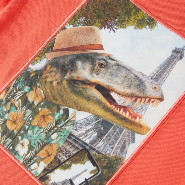 T-shirt til børn str. 92 rød