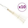 vidaXL udend&oslash;rslys fyrv&aelig;rkeridesign 10 stk. 20 cm 1400 LED varm hvid