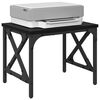 vidaXL Printerstand Sort eg 40 x 30 x 31 cm Konstrueret træ