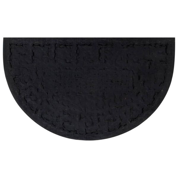 vidaXL d&oslash;rm&aring;tte 45x75 cm halvrund gummi og coir