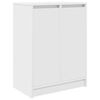 vidaXL skoreol 57x34x76 cm konstrueret tr&aelig; hvid