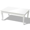 vidaXL sofabord 100 x 60 x 42 cm h&oslash;jglans hvid