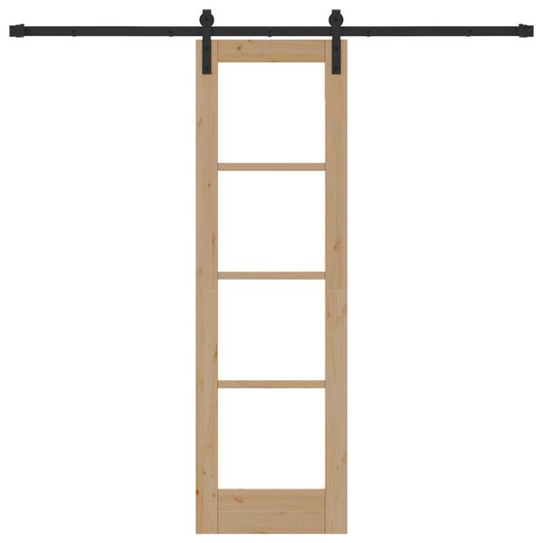 vidaXL Skyded&oslash;r ORKDAL Naturfarvet 61 x 198,5 cm