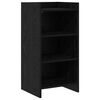 vidaXL Sideboard Sort eg 40 x 36 x 80 cm Konstrueret tr&aelig;