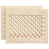 vidaXL skabsl&aring;ger 2 stk. 49,5x39,5 cm gitterdesign massivt fyrretr&aelig;