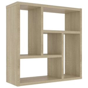 vidaXL v&aelig;ghylde 45,1x16x45,1 cm konstrueret tr&aelig; sonoma-eg