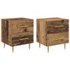vidaXL Natskab 2 stk. Gammelt tr&aelig; 40 x 35 x 47,5 cm Konstrueret tr&aelig;