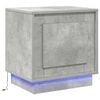 vidaXL Natskab Beton Gr&aring; 44 x 34,5 x 45 cm Konstrueret tr&aelig;