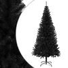 vidaXL kunstigt juletr&aelig; med juletr&aelig;sfod 180 cm PVC sort