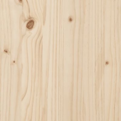 vidaXL daybed med udtræk 2x(90x200) cm massivt fyrretræ