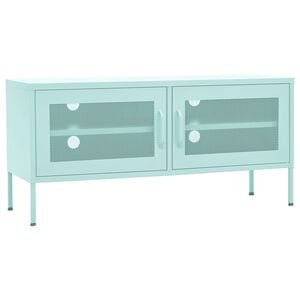 vidaXL tv-skab 105x35x50 cm st&aring;l Mintgr&oslash;n