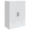 vidaXL V&aelig;gmonteret skab Hvid 66 x 34,5 x 90 cm Konstrueret tr&aelig;