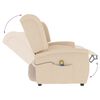 vidaXL 2-personers massagestol stof cremefarvet