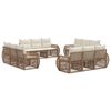 vidaXL Havesofa S&aelig;t 12 stk. Beige og cremehvid polyrattan