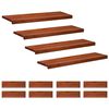 vidaXL Trappetrin 12 stk. 90 x 30 x 2 cm Brun Solid b&oslash;g