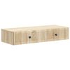 vidaXL V&aelig;gh&aelig;ngt Sideskab Sonoma-eg 87,5 x 34,5 x 17 cm Konstrueret tr&aelig;