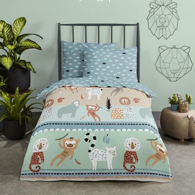 Good Morning sengetøj til børn PLAY 100x135 cm flerfarvet