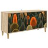 vidaXL TV-skab ZAANDAM 102 x 33 x 50 cm Sonoma-eg Konstrueret tr&aelig;