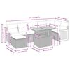 vidaXL sofas&aelig;t til haven 5 dele med hynder polyrattan beige