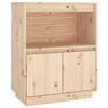 vidaXL sk&aelig;nk 60x34x75 cm massivt fyrretr&aelig;