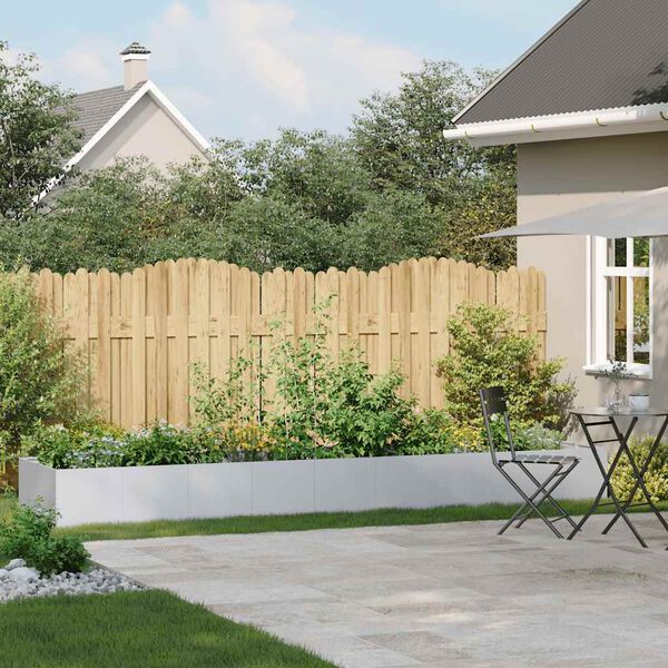 vidaXL plantekasse 360x80x40 cm galvaniseret stål