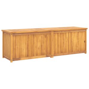 vidaXL hyndeboks 175x50x55 cm massivt teaktr&aelig;