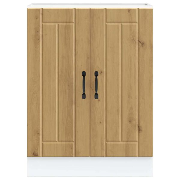 vidaXL underskab til vask Lucca konstrueret tr&aelig; kunsteg