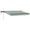 vidaXL Manuel markise-ramme med LED-lys 2,5 x 2 m