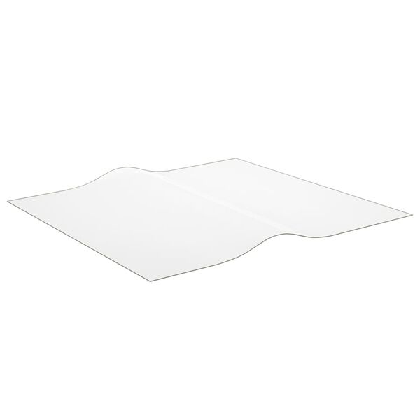 vidaXL bordbeskytter 80x80 cm 1,6 mm PVC transparent