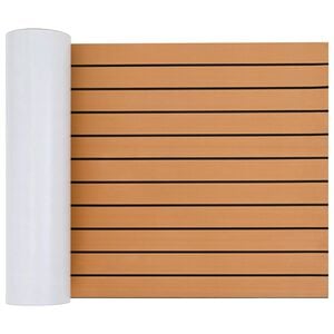 vidaXL B&aring;dm&aring;tte Stribet Brun og sort 240 x 60 cm EVA