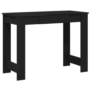 vidaXL skrivebord 100x45x75 cm konstrueret tr&aelig; sort
