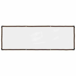 vidaXL klar presenning med &oslash;jer 1x3 m polyethylen