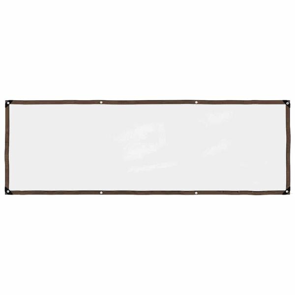 vidaXL klar presenning med &oslash;jer 1x3 m polyethylen