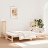 vidaXL daybed med udtr&aelig;k 2x(90x190) cm massivt fyrretr&aelig;