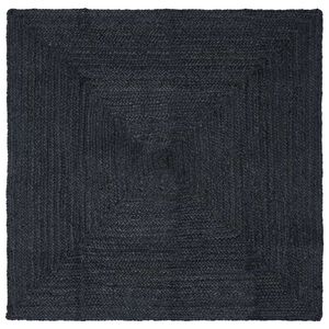 vidaXL Omr&aring;de t&aelig;ppe M&oslash;rkegr&aring; 300 x 300 cm Jute