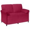 vidaXL 2-personers sofa Vinr&oslash;d 138 x 83 x 95 cm Fl&oslash;jl