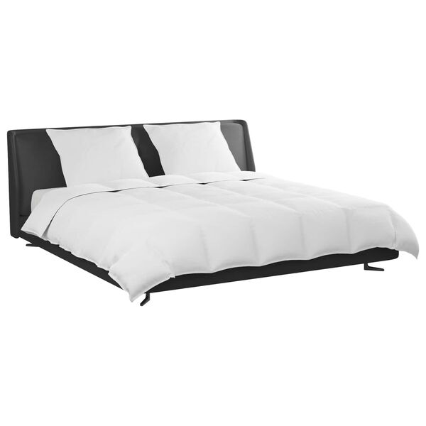 vidaXL Dynebetræk Sæt med pude 3 pcs Hvid Dunfjer